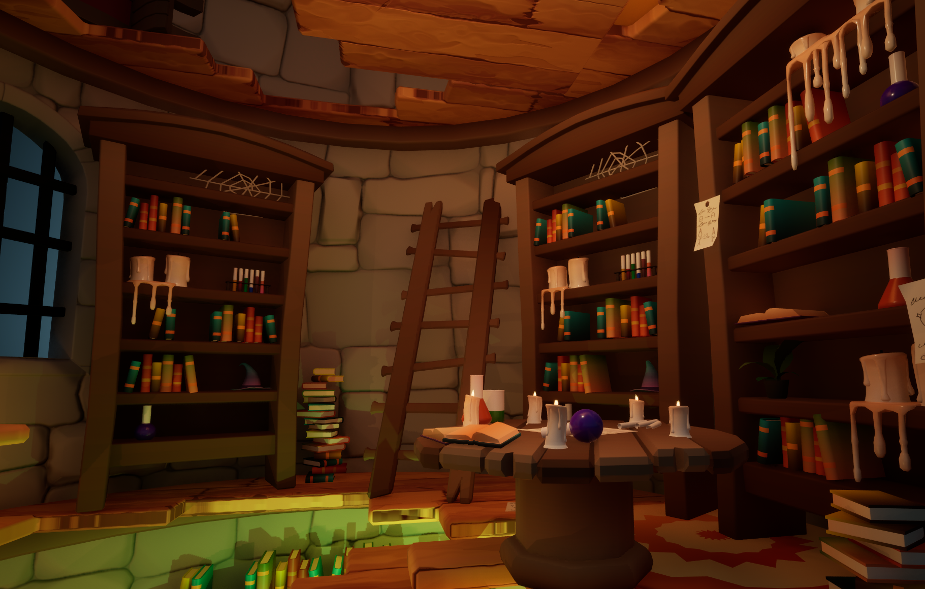 Grablings tower environment - upper section